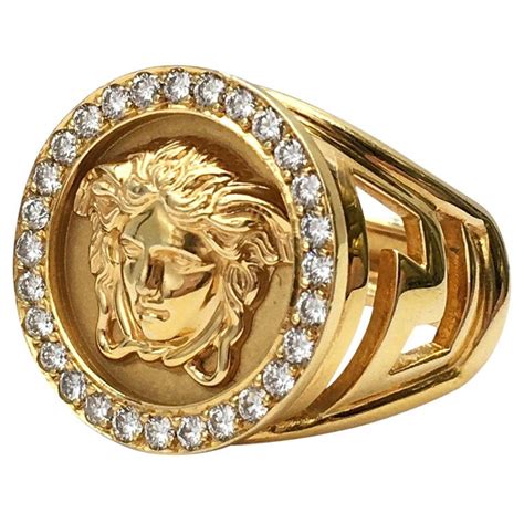 Gianni Versace Gold Ring 